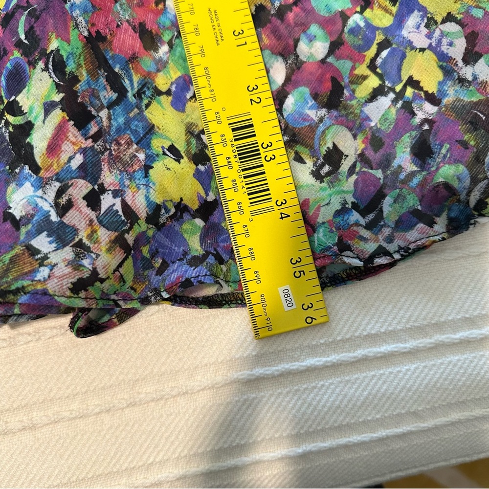 Topshop Paint Splash Midi Skirt - Picture 7 of 11